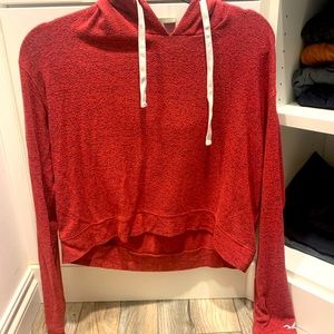 red hollister hoodie